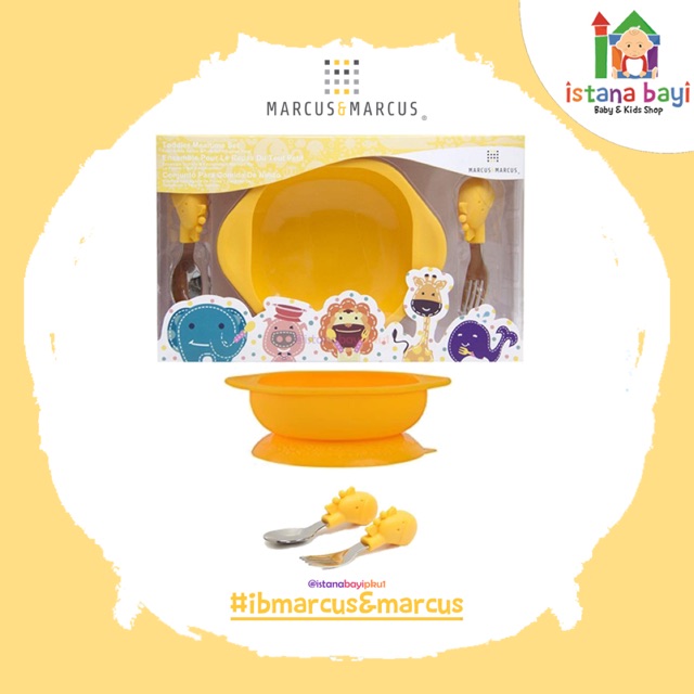 MARCUS &amp; MARCUS Toddler Mealtime Set - Perlengakpan Mpasi anak