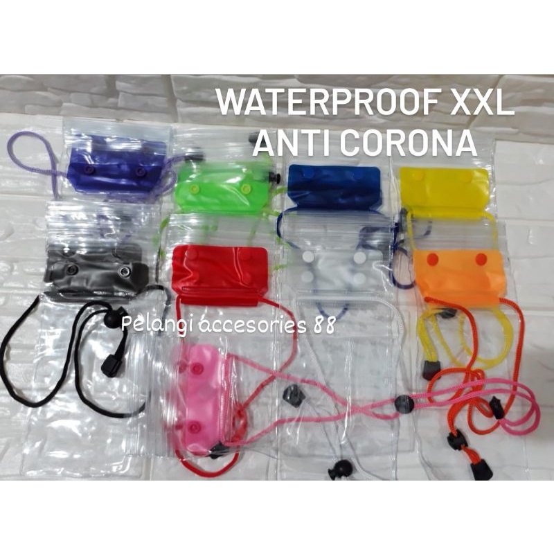 WATERPROOF UKURAN XL 11X27-UNIVERSAL CASE ANTI AIR WATER PHONE - PELANGI ACCESORIES 88