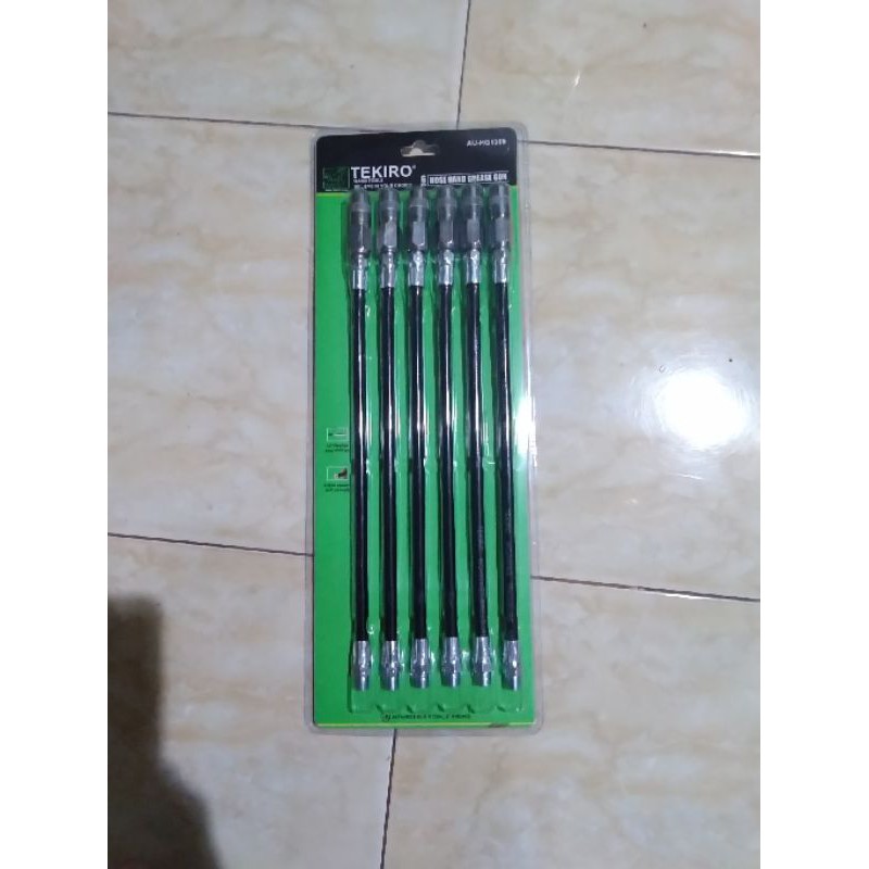 TEKIRO selang pompa gemuk 6pcs set hose hand grease gun ORIGINAL