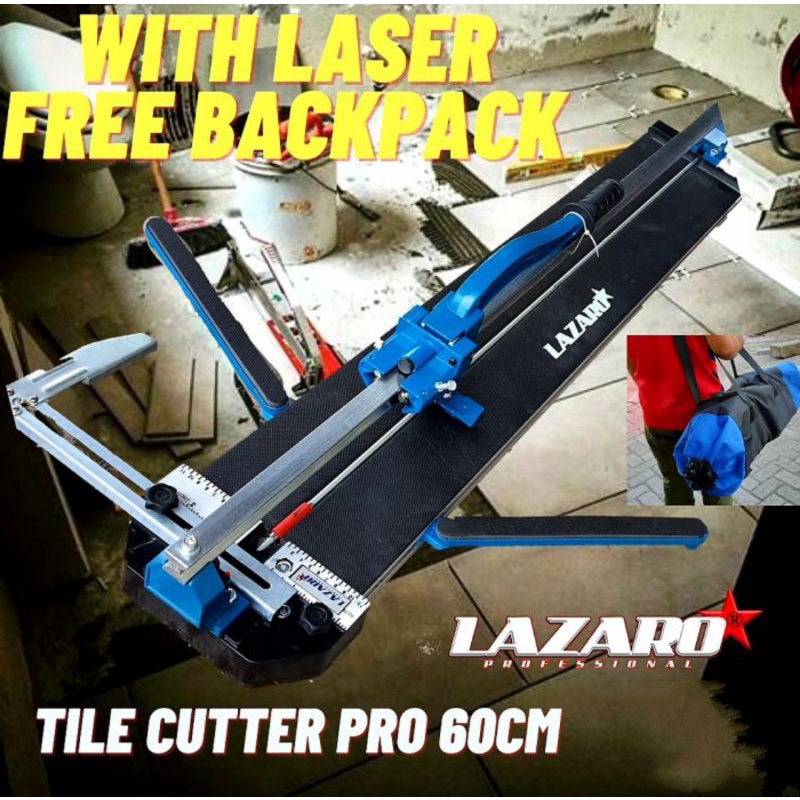 Alat Potong Keramik Granit Tile Cutter Lazaro 100cm With Laser / Dorongan Satu