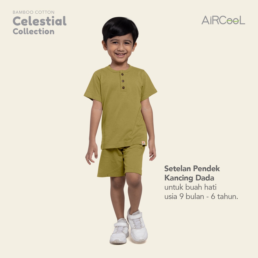 Velvet Junior NEW Bamboo Celestial Collection Setelan Pendek