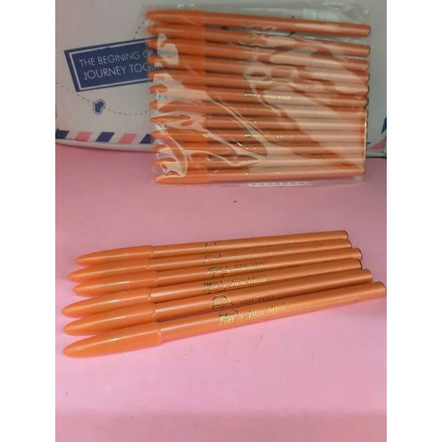 Pensil Alis Just Miss/Celak Alis Just Miss/Eyebrow Pencil Just Miss/Pensil Alis JustMiss Orange