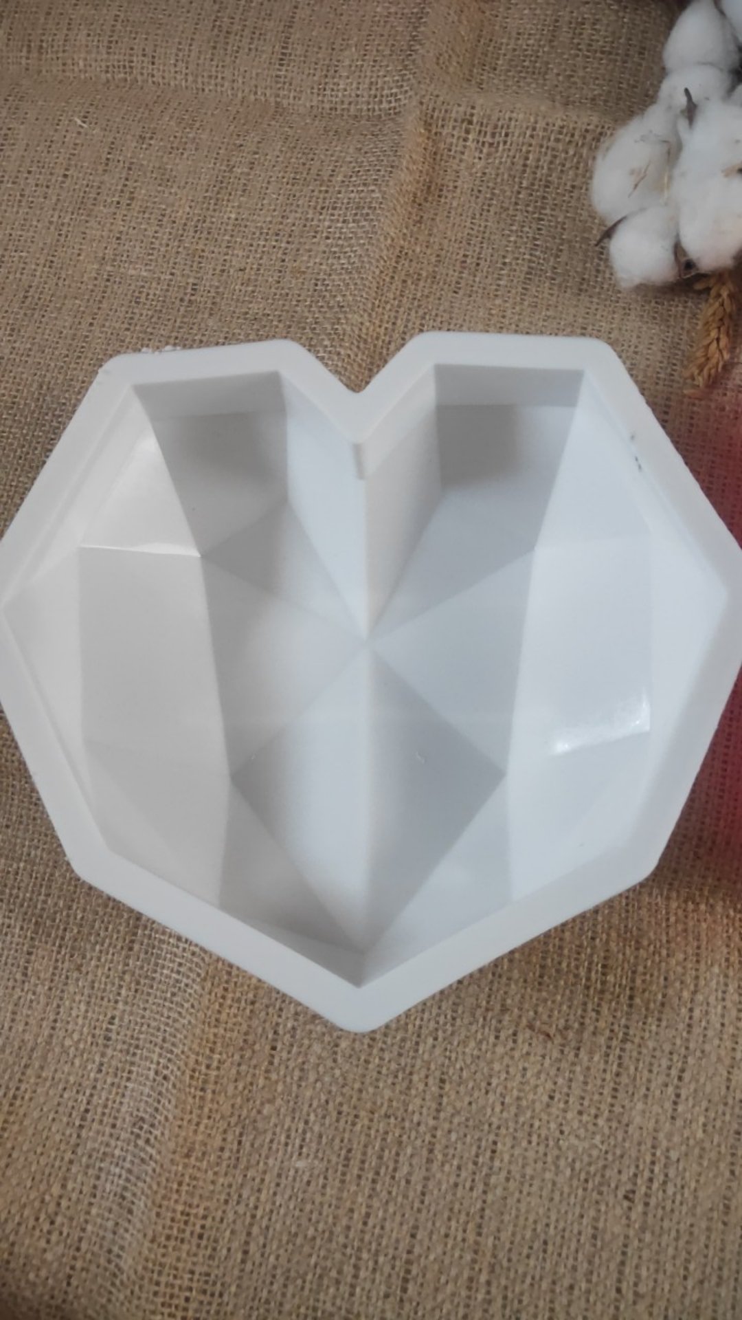 Cetakan Kue Mousse Bentuk Hati Bahan Silikon Untuk Dekorasi