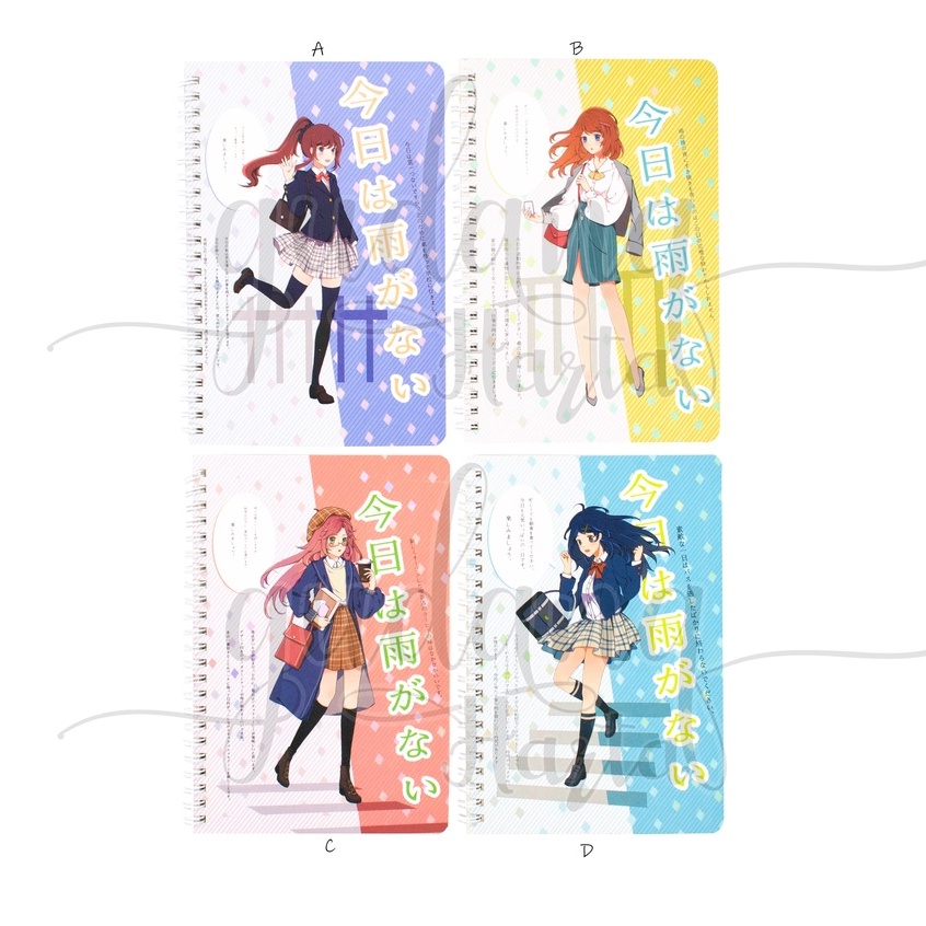 

GCC Notebook A5 Spiral Its Not Raining Today Buku Motif Cewek GCC 308848