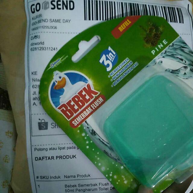 Bebek Semerbak Flush Refill 50ml Pengharum Toilet Dengan 3 Pilihan Keharuman