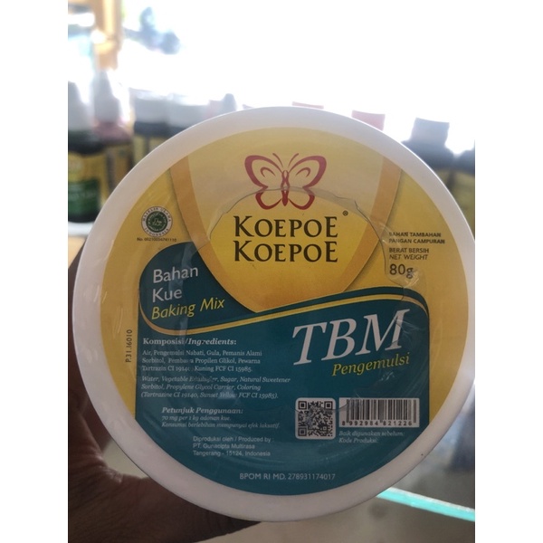 

TBM koepoe koepoe 80g