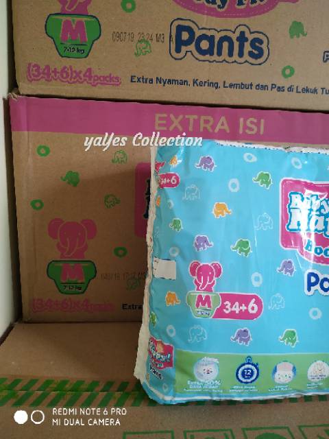 Babyhappy M 34  pempers body fit pants popok bayi hemat baby happy M34 celana