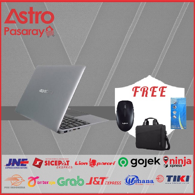 Notebook Axioo MyBook14+ NBAX193 - N3350 /RAM 4GB /SSD 256GB /14"INC/DOS