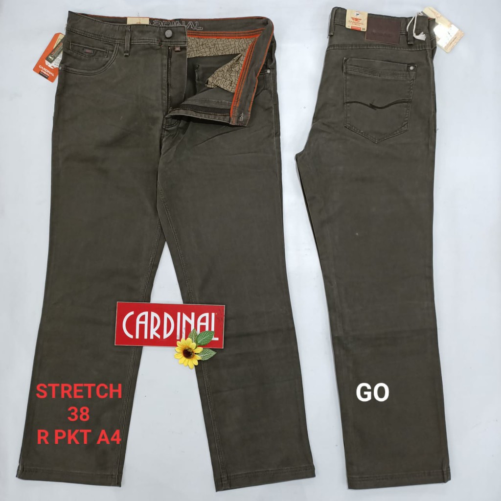 gos 37-38 PKT CARDINAL CASUAL CELANA POCKETS PANJANG Celana Chino Pria Fashion Laki Brand Kekinian