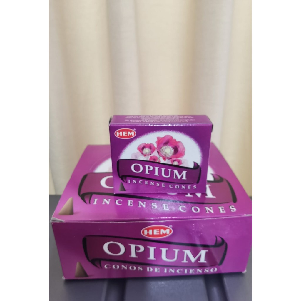 Dupa Kerucut Opium Cone Hem Ungu Tumpeng Isi 10 Pcs