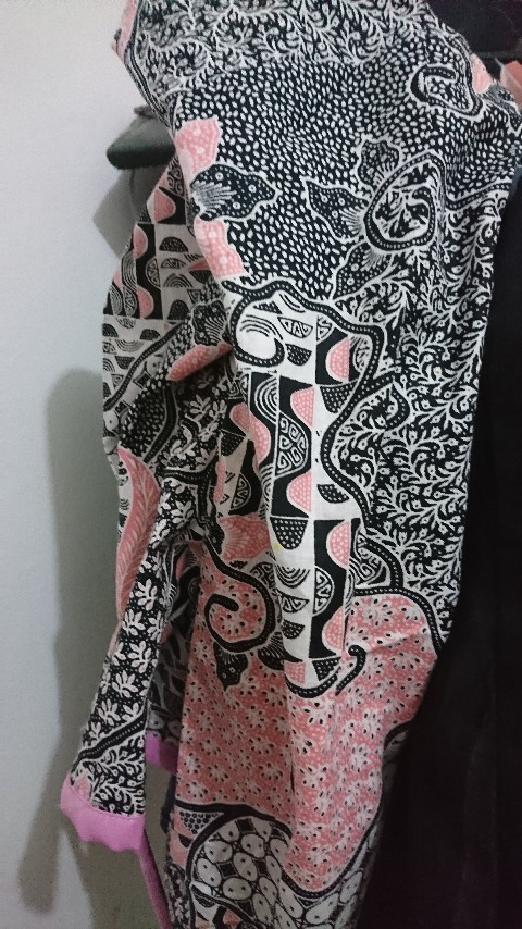 Tey-17 Batik Wanita Asj Sa Hrb026 Kenongo Kemeja Tosca Pendek