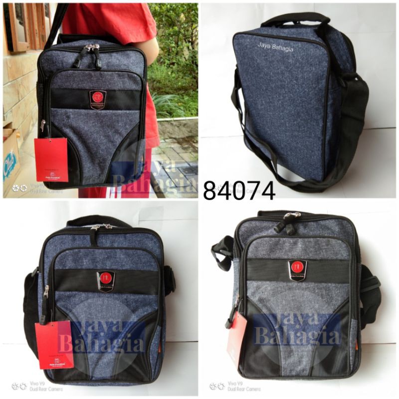 Tas Selempang Kecil Polo Freedom Denim Murah Pria Wanita