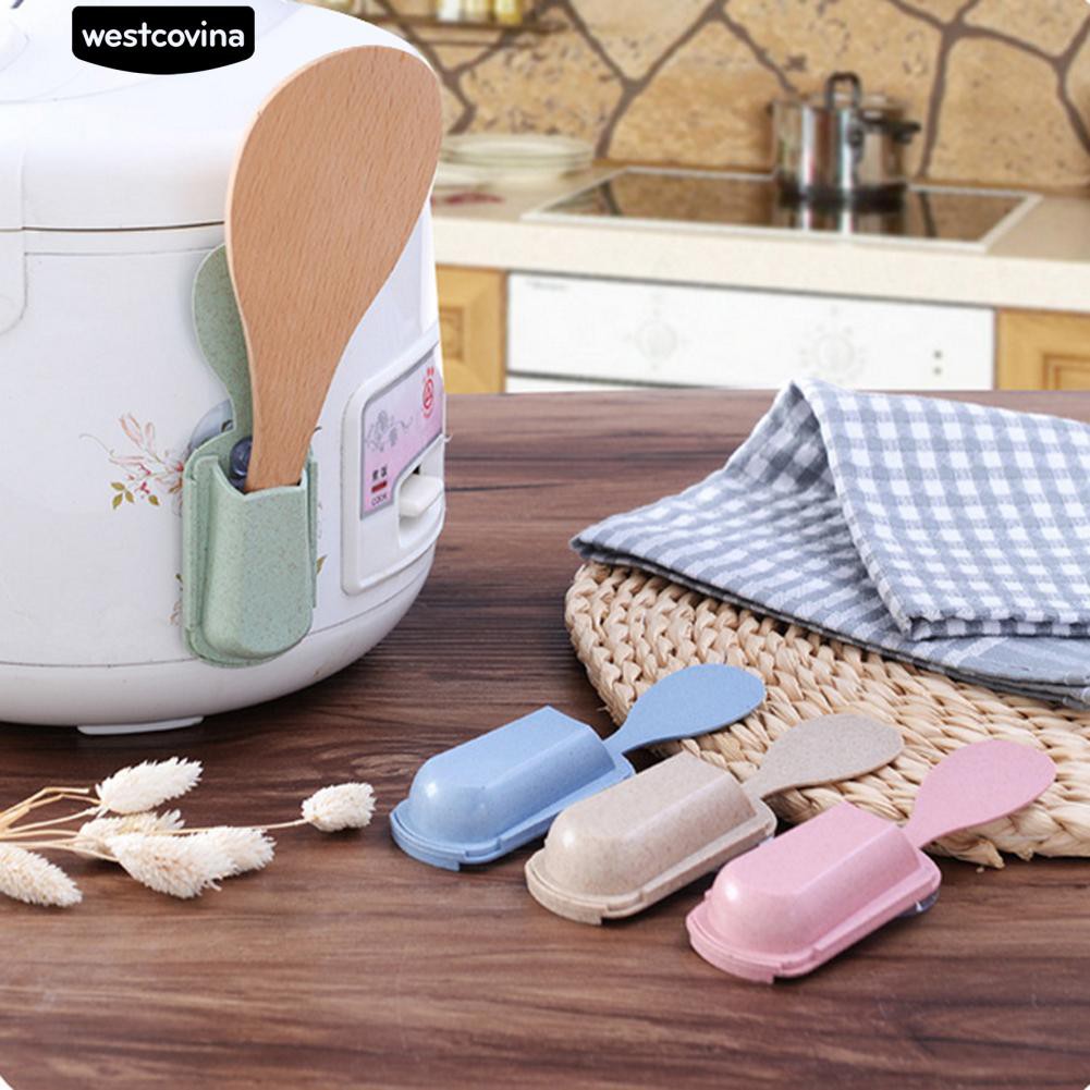 [Bayar di Tempat]Sendok garpu sendok sendok garpu sendok pemegang alat dapur rumah tangga pengisap-1