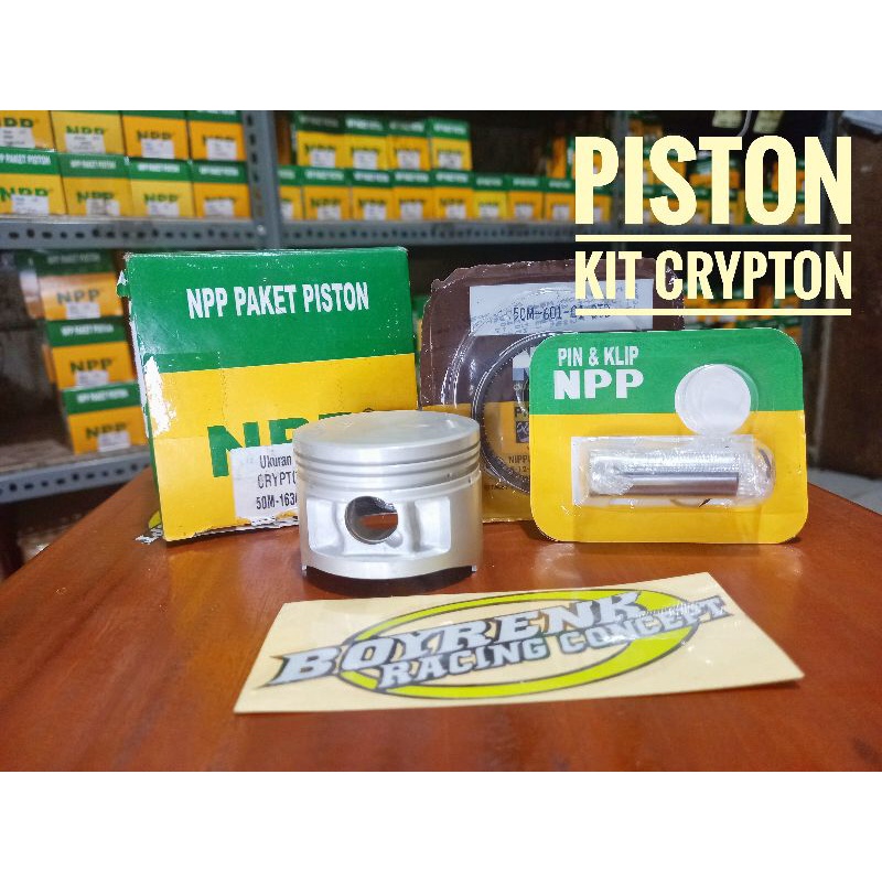 PISTON KIT SEHER VEGA LAMA || CRYPTON 150 sd 200 BOYRENK RACING