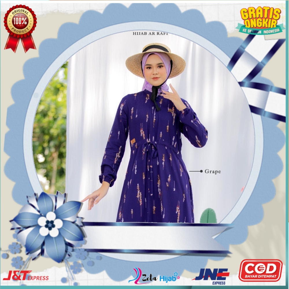 BAJU GAMIS WANITA TERBARU 2022 NAMEERA DRESS GAMIS WANITA GAMIS LEBARAN GAMIS ARRAFI TERKINI