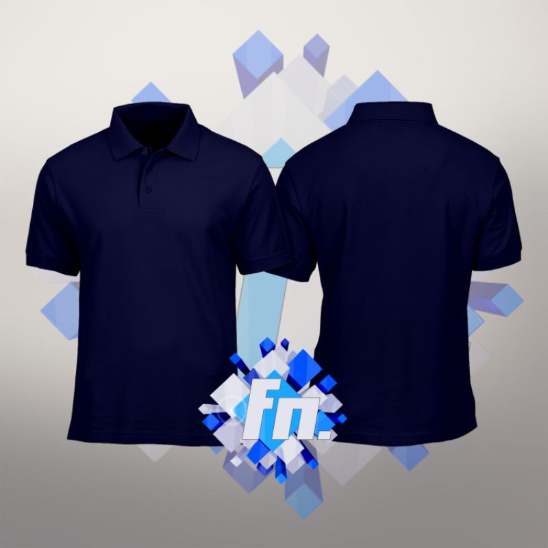 KAOS POLO SHIRT POLOS LENGAN PENDEK PREMIUM BAHAN LACOSTE CVC