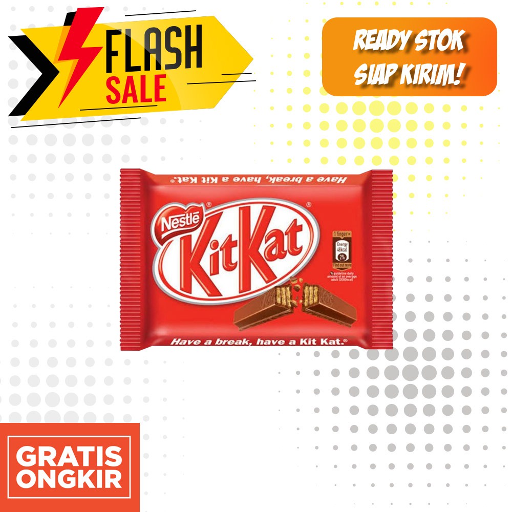 

Coklat / Coklat Kitkat / Kit Kat Coklat 4F Finger Chocolate 35 gr /KITKAT Coklat Wafer 4F Original