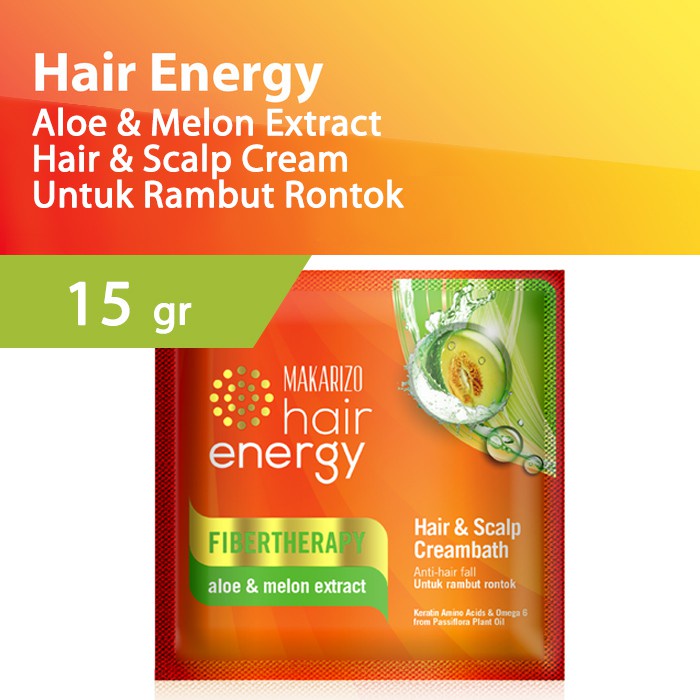 Makarizo Creambath 15 gr (1 sachet) Perawatan Rambut Rontok Kering Rusak GIRLSNEED77 Krim Rambut