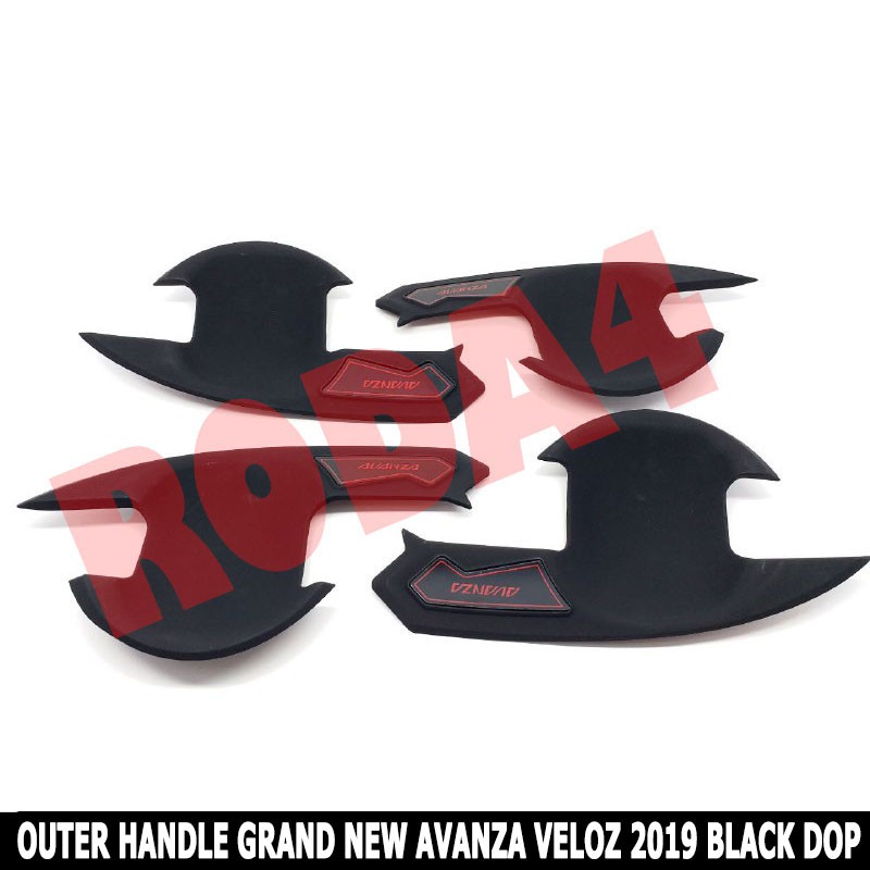 Outer Handle Mangkok Gagang Pintu Grand New Avanza 2019 Hitam Doff