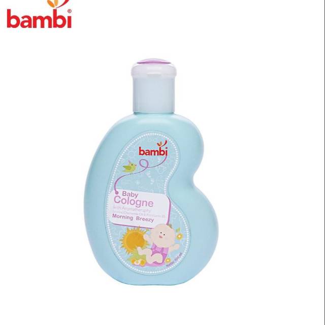 Bambi baby Cologne 100 ml | Morning breezy | Milky powder | Sweet floral | Aromhatherapy | Parfume Bayi Kulit Normal - Sensitif