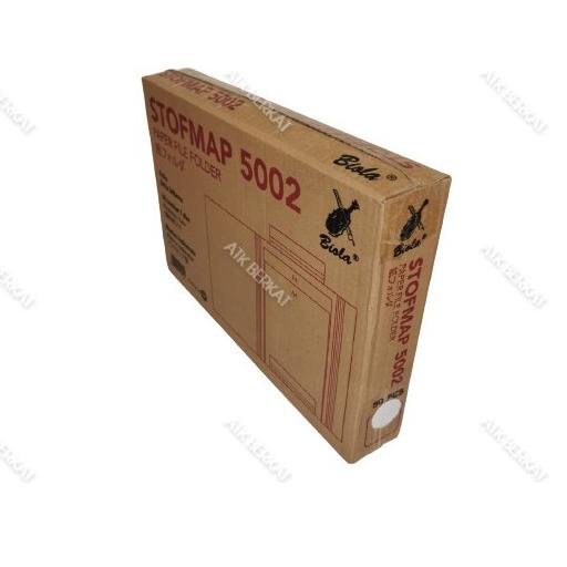 

New! Map kertas Biola 5002 ungu Eceran isi 5 lbr