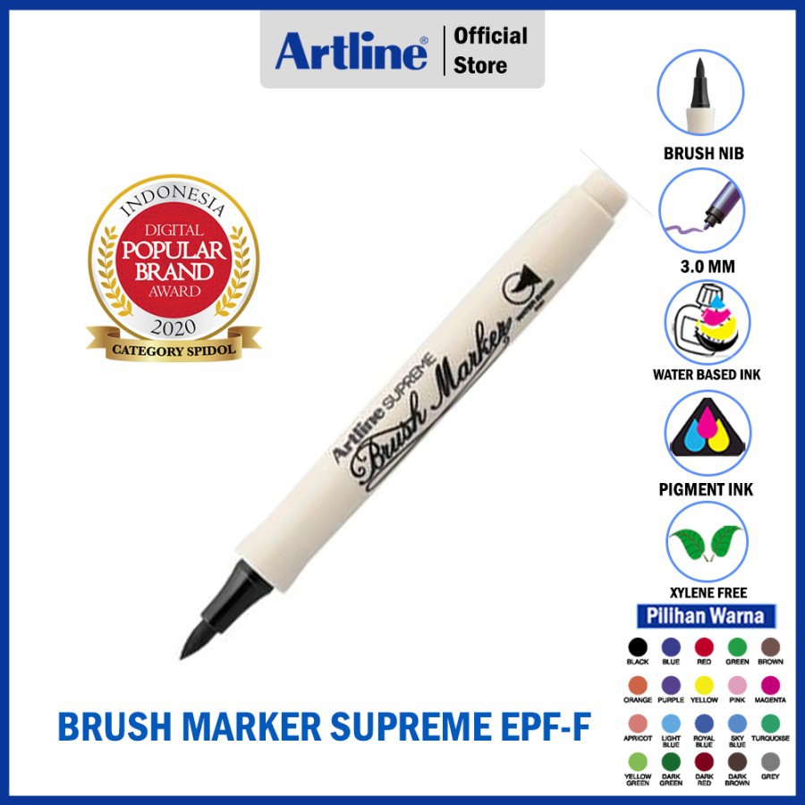 

SPIDOL ARTLINE BRUSH MARKER SUPREME EPF-F