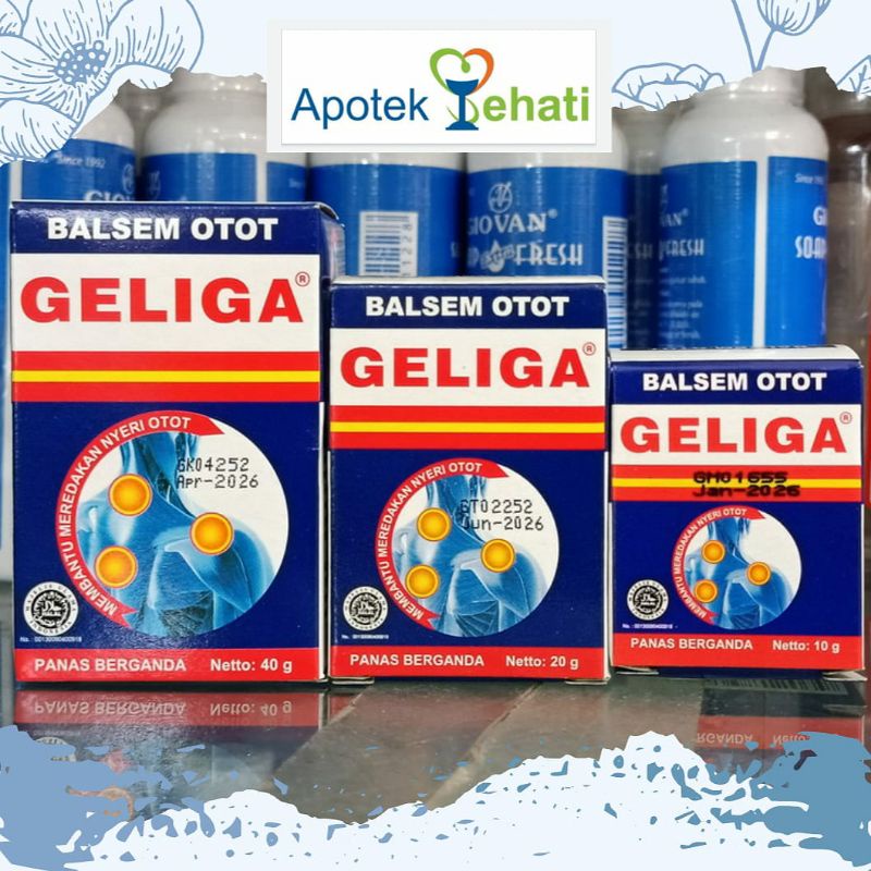 Balsem Geliga / Balsem Otot Geliga 40 gram / 20 gram / 10 gram