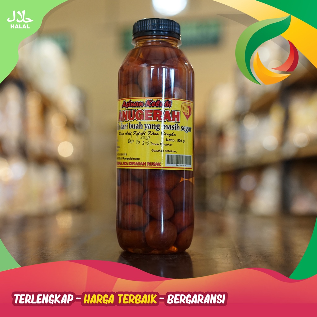 

ASINAN KELUBI ANUGRAH KHAS BANGKA 500GR