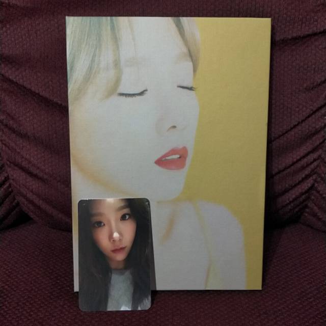 unsealed album taeyeon my voice + photocard