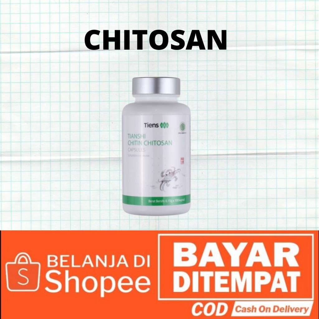 Original Chitosan tiens 100kapsul SEGEL