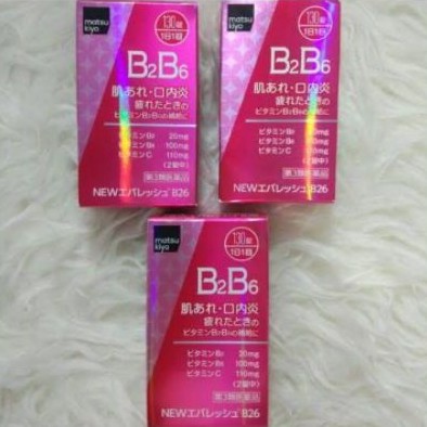Matsukiyo B2B6 vitamin jerawat acne MK B2B6