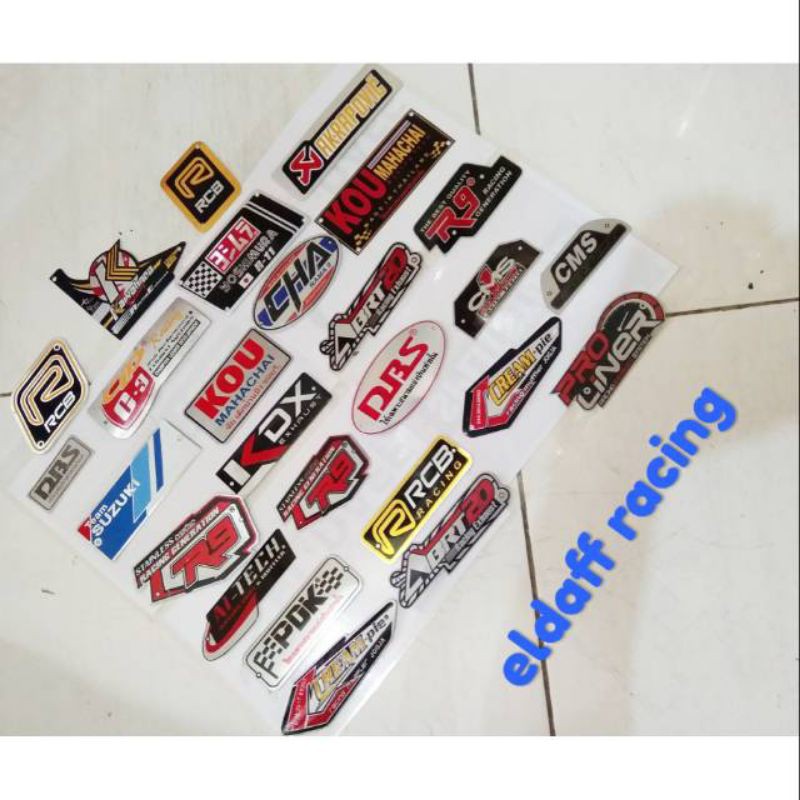 logo emblem knalpot FANTERA, PEKAJAMAN,BSS,DPJ,DOS,DLL STOK READY