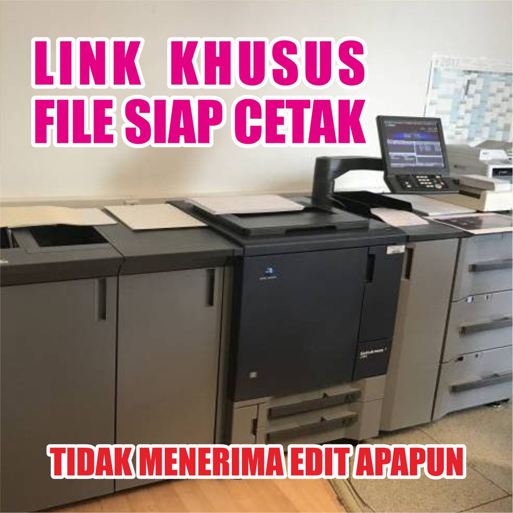 cetak buku tamu pernikahan murah khusus file siap cetak