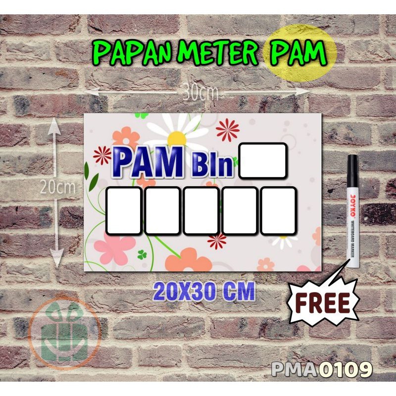 

SBC Papan Meter Listrik PLN PAM motif Unik - Floral 09