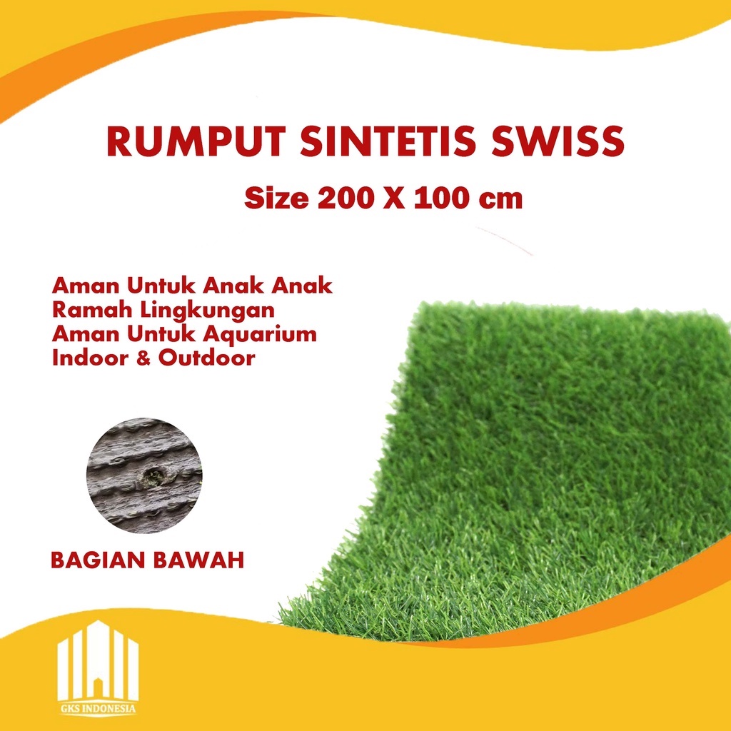 Rumput Sintetis Swiss Uk. 200 x 100 cm Best Quality