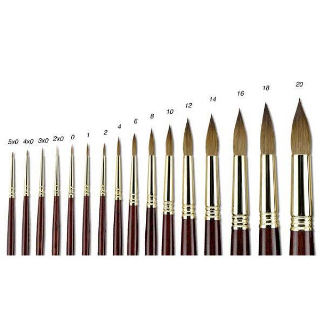 

(PRE ORDER) Escoda Reserva Kolinsky-Tajmir Round Brush 1212 nomor 0-8