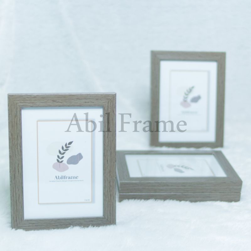 bingkai / Frame / Figura foto 10R/8R(20x25) motif kayu