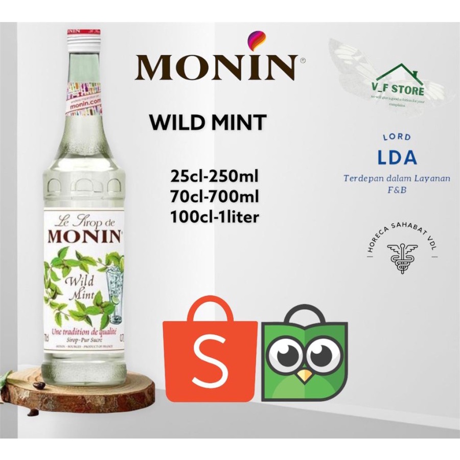 

Sirup Monin Rasa Wild Mint 700ml