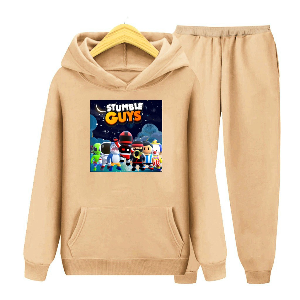 Setelan Sweater Anak Stumbel Game 03 /Baju Sweater Hoodie Anak