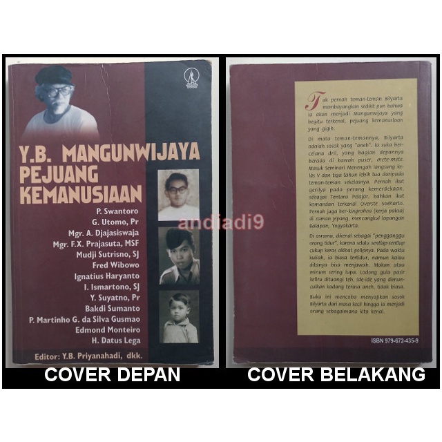 Y.B. MANGUNWIJAYA PEJUANG KEMANUSIAAN ORIGINAL HLMN LENGKET COVER