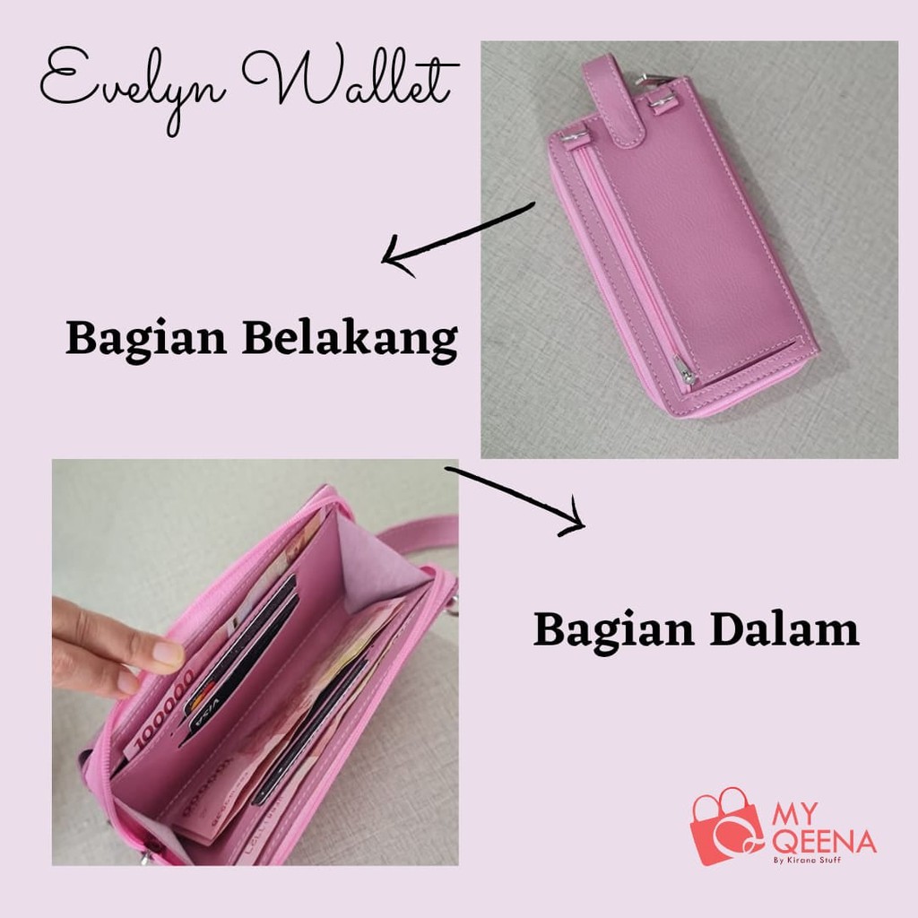 Dompet HP Wanita terbaru Evelyn by My Qeena Original