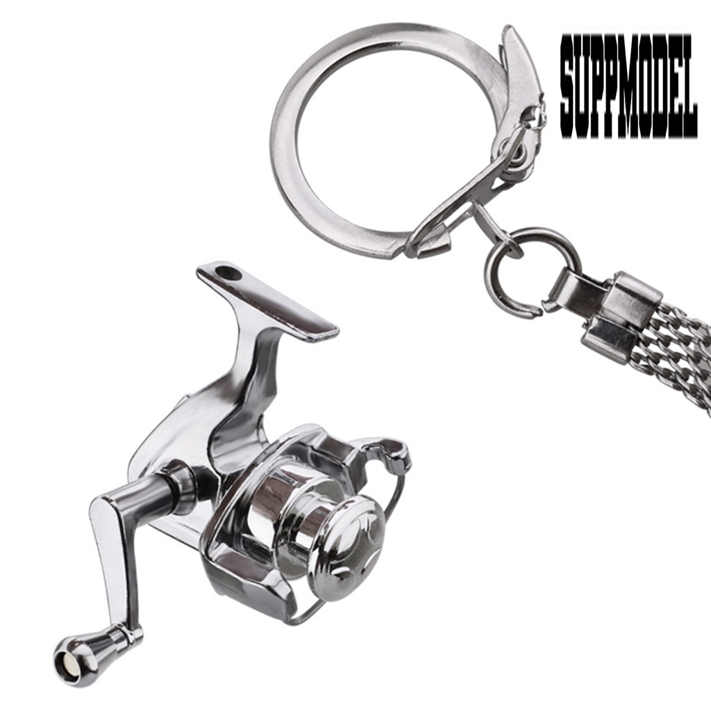 Suppmodel Gantungan Kunci Bentuk Drum Reel Mini Bahan Alloy