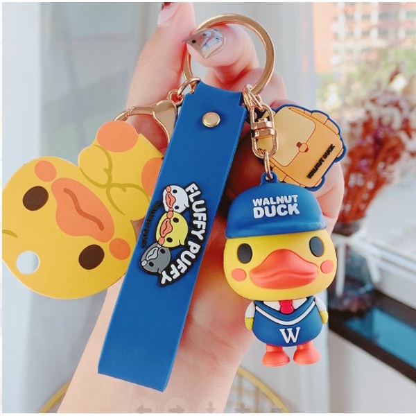 KKV - Walnut duck and white duck keychain/aksesoris / gantungan kunci