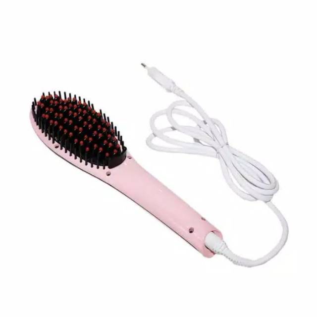 Catok Sisir MINI 906A Pelurus Rambut Elektrik Catokan Fast Hair Straightener Comb Lurus