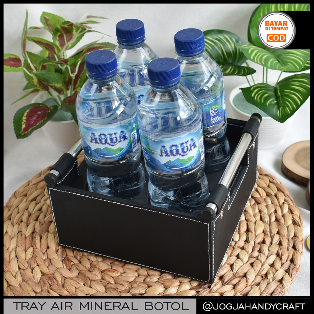 Isi 4 Lubang - Tray / Tatakan / Nampan / Baki Tempat Aqua Botol 600 ml