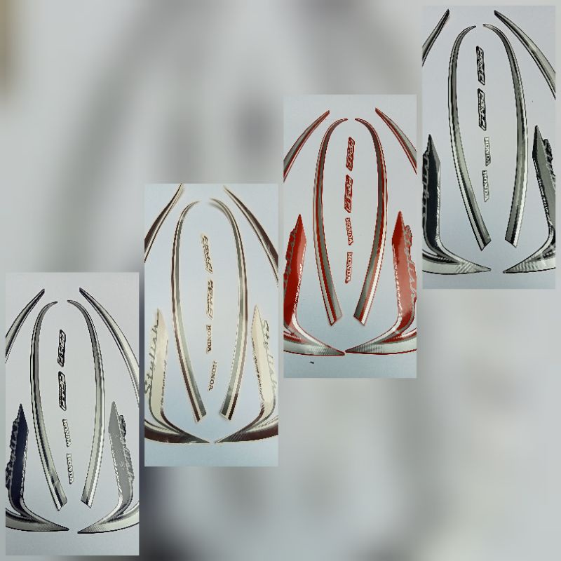 STIKER LIST BODY MOTOR HONDA SCOOPY STYLIST 2016