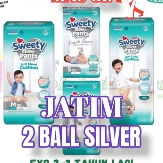 SWEETY SILVER 2 BAL S32 M30 L28 XL26 XXL24