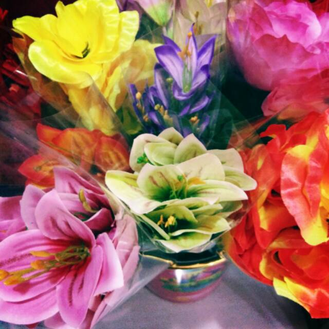 Bouquet Bunga Bunga Boket Palsu Shopee Indonesia