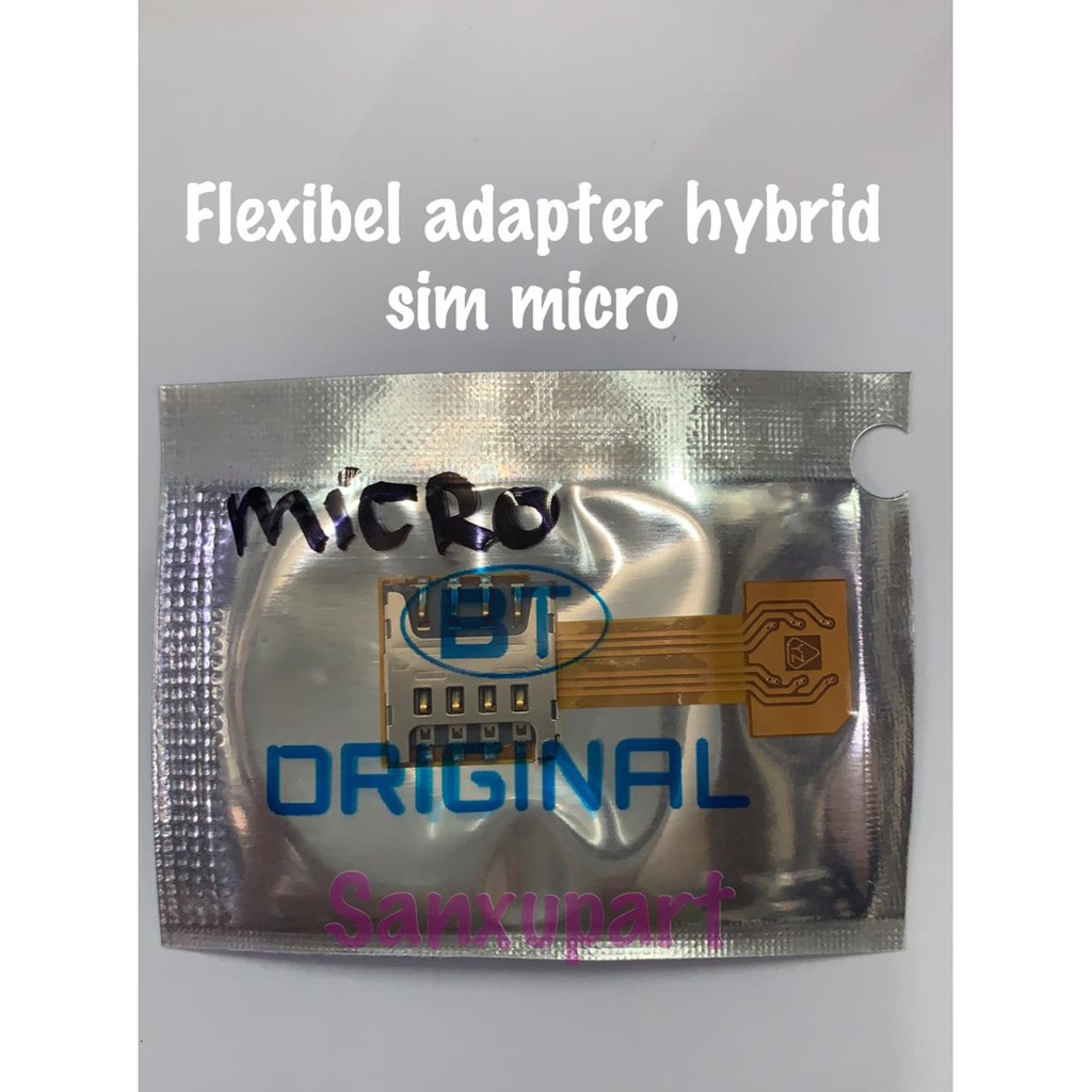 ADAPTOR FLEXI FLEXIBEL FLEKSIBEL HYBRID SIM MICRO