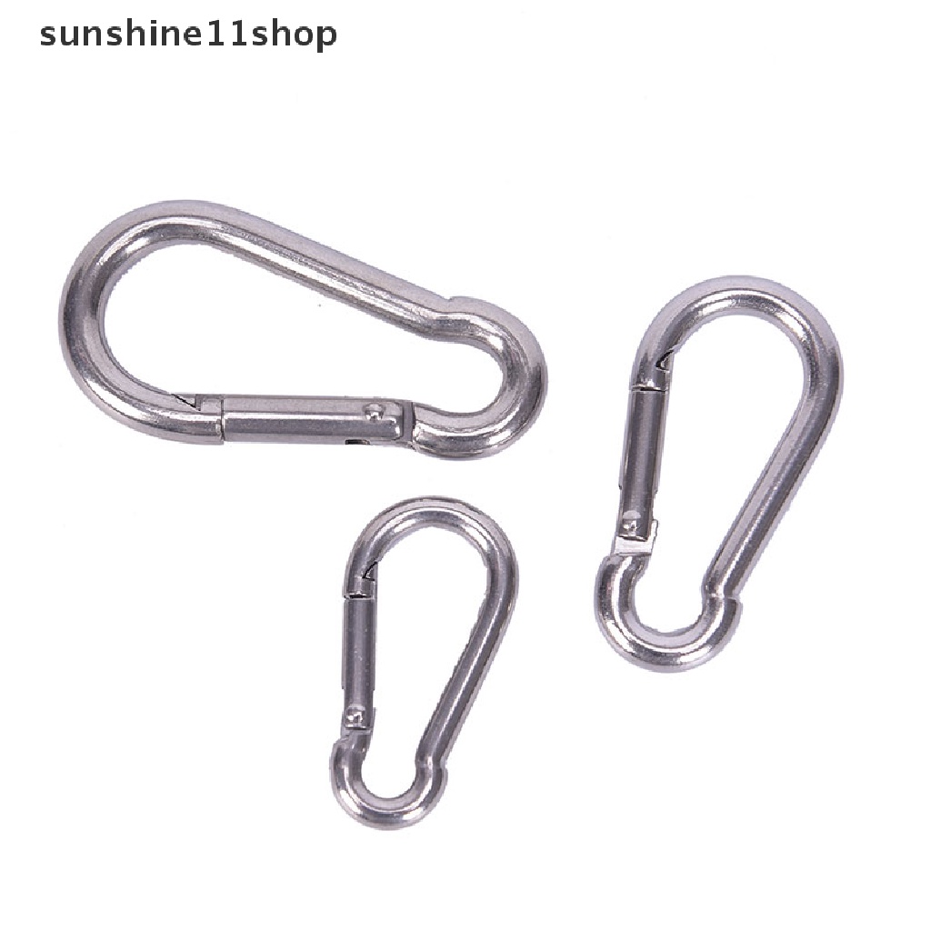 (SHO) 304 Gantungan Kunci Carabiner Bahan Stainless Steel